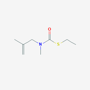 molecular formula C8H15NOS B14486763 S-Ethyl methyl(2-methylprop-2-en-1-yl)carbamothioate CAS No. 67189-62-2