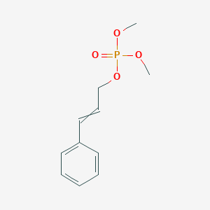 molecular formula C11H15O4P B14486767 Dimethyl 3-phenylprop-2-en-1-yl phosphate CAS No. 64960-08-3