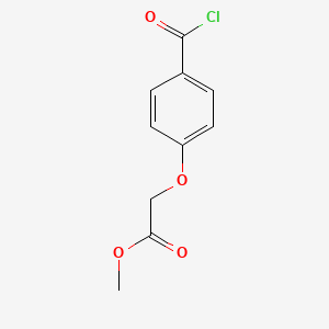 molecular formula C10H9ClO4 B14486792 Methyl [4-(chlorocarbonyl)phenoxy]acetate CAS No. 63787-33-7