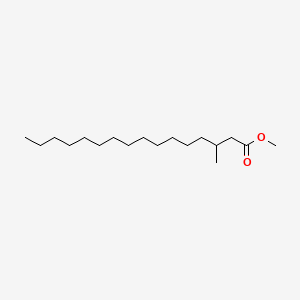 molecular formula C18H36O2 B14486813 Methyl 3-methylhexadecanoate CAS No. 65128-49-6