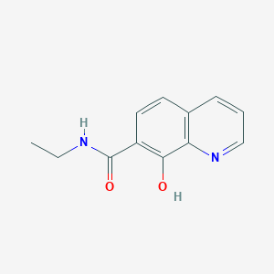 molecular formula C12H12N2O2 B1448685 N-ethyl-8-hydroxyquinoline-7-carboxamide CAS No. 55477-69-5