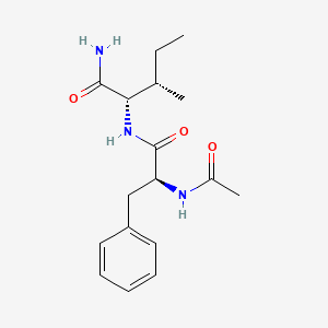 molecular formula C17H25N3O3 B14486886 N-Acetyl-L-phenylalanyl-L-isoleucinamide CAS No. 65118-49-2