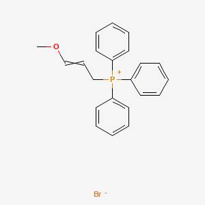molecular formula C22H22BrOP B14486895 (3-Methoxyprop-2-en-1-yl)(triphenyl)phosphanium bromide CAS No. 66164-40-7
