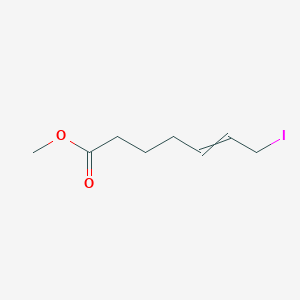 molecular formula C8H13IO2 B14486909 Methyl 7-iodohept-5-enoate CAS No. 64493-06-7