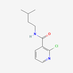 molecular formula C11H15ClN2O B14486921 2-Chloro-N-isopentylnicotinamide CAS No. 65423-27-0