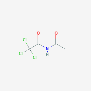 molecular formula C4H4Cl3NO2 B14486948 Chloral acetamide CAS No. 63937-20-2