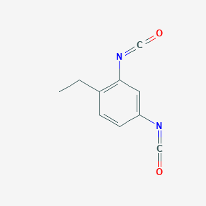 molecular formula C10H8N2O2 B14486963 Ethyl-m-phenylenediisocyanate CAS No. 64711-83-7