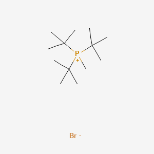 molecular formula C13H30BrP B14486998 Tri-tert-butyl(methyl)phosphanium bromide CAS No. 64286-43-7
