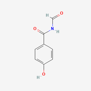 molecular formula C8H7NO3 B14486999 N-Formyl-4-hydroxybenzamide CAS No. 65599-16-8