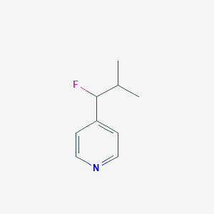 4-(1-Fluoro-2-methylpropyl)pyridine
