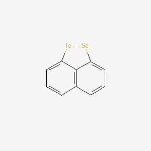 molecular formula C10H6SeTe B14487024 Naphtho(1,8-cd)-1,2-telluraselenole CAS No. 64869-37-0