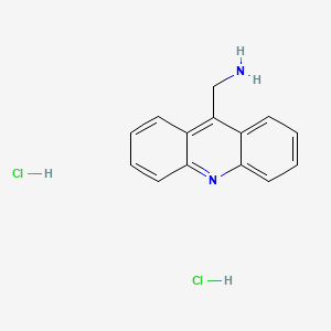 molecular formula C14H14Cl2N2 B1448705 Acridin-9-ylmethanamine dihydrochloride CAS No. 93716-65-5