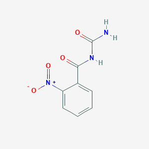 molecular formula C8H7N3O4 B14487081 Benzamide, N-(aminocarbonyl)-2-nitro- CAS No. 65347-82-2