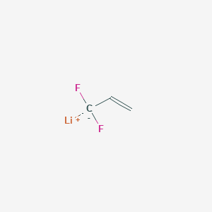 molecular formula C3H3F2Li B14487158 lithium;3,3-difluoroprop-1-ene CAS No. 64578-21-8