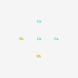 molecular formula Ce3Rh2 B14487186 Cerium;rhodium CAS No. 64293-12-5