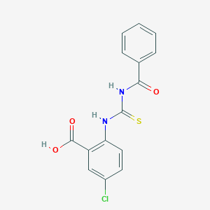 2-(Benzoylcarbamothioylamino)-5-chlorobenzoic acid