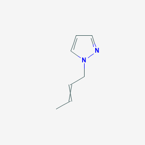 molecular formula C7H10N2 B14487312 1-(But-2-en-1-yl)-1H-pyrazole CAS No. 63935-95-5