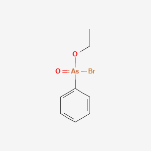 molecular formula C8H10AsBrO2 B14487629 Ethyl phenylarsonobromidate CAS No. 64423-38-7
