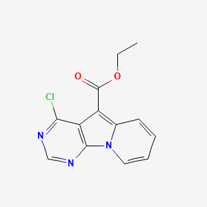 molecular formula C13H10ClN3O2 B1448763 Ethyl 4-Chloropyrimido[5,4-B]Indolizine-5-Carboxylate CAS No. 1422344-16-8