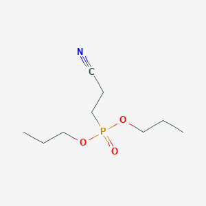 molecular formula C9H18NO3P B14487712 Dipropyl (2-cyanoethyl)phosphonate CAS No. 64268-77-5