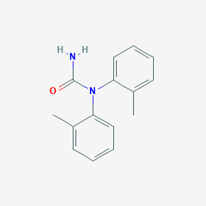 molecular formula C15H16N2O B14487752 N,N-Bis(2-methylphenyl)urea CAS No. 64633-42-7