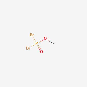 molecular formula CH3Br2O2P B14487793 Phosphorodibromidic acid, methyl ester CAS No. 63560-73-6