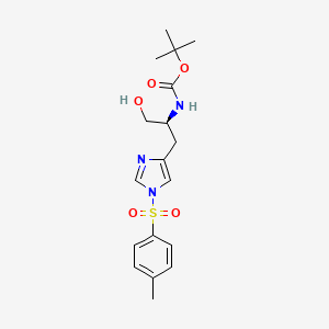 molecular formula C18H25N3O5S B1448780 boc-Histidinol(tos) CAS No. 1169760-85-3