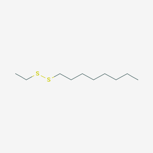 molecular formula C10H22S2 B14487803 1-(Ethyldisulfanyl)octane CAS No. 64580-61-6