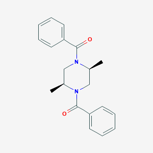 molecular formula C20H22N2O2 B14487807 Piperazine, 1,4-dibenzoyl-2,5-dimethyl-, cis- CAS No. 65451-63-0