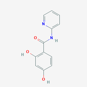 molecular formula C12H10N2O3 B14487811 2,4-Dihydroxy-N-(pyridin-2-yl)benzamide CAS No. 65738-28-5