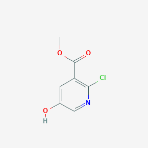 molecular formula C7H6ClNO3 B1448784 Methyl 2-chloro-5-hydroxypyridine-3-carboxylate CAS No. 1256834-59-9