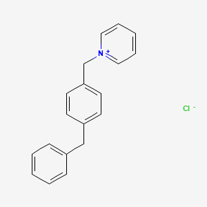 molecular formula C19H18ClN B14487855 Benzyl-4-benzylpyridinium chloride CAS No. 63722-09-8