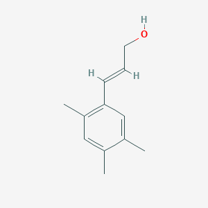 molecular formula C12H16O B1448786 (2E)-3-(2,4,5-trimethylphenyl)prop-2-en-1-ol CAS No. 1563403-13-3