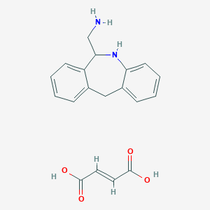 molecular formula C19H20N2O4 B144879 (6,11-Dihydro-5H-dibenzo[b,e]azepin-6-yl)methanamine fumarate CAS No. 127785-96-0