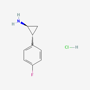 (1S,2R)-2-(4-Fluorophenyl)cyclopropanamine Hydrochloride