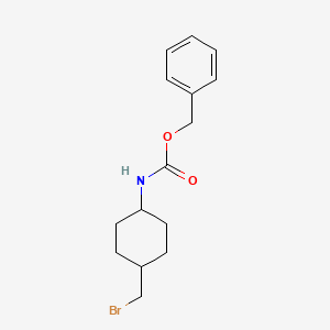 trans (4-Bromomethyl-cyclohexyl)-carbamic acid benzyl ester
