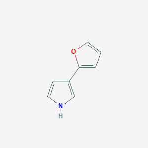 molecular formula C8H7NO B14487996 3-(Furan-2-yl)-1H-pyrrole CAS No. 63761-20-6