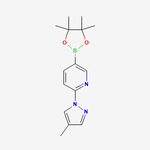 Pyridine, 2-(4-methyl-1H-pyrazol-1-yl)-5-(4,4,5,5-tetramethyl-1,3,2-dioxaborolan-2-yl)-