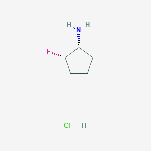 (1R,2S)-2-fluorocyclopentan-1-amine hydrochloride