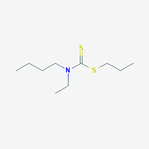 molecular formula C10H21NS2 B14488179 Propyl butyl(ethyl)carbamodithioate CAS No. 64352-80-3
