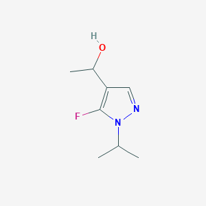 1-[5-fluoro-1-(propan-2-yl)-1H-pyrazol-4-yl]ethan-1-ol