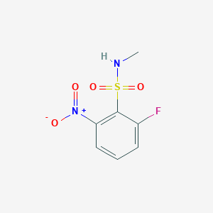 2-fluoro-N-methyl-6-nitrobenzene-1-sulfonamide
