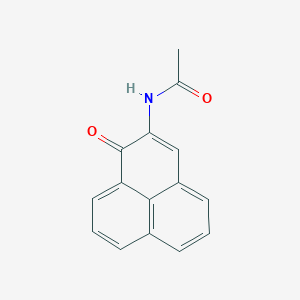 molecular formula C15H11NO2 B14488338 N-(1-Oxo-1H-phenalen-2-YL)acetamide CAS No. 64636-23-3