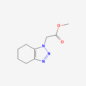 methyl 2-(4,5,6,7-tetrahydro-1H-1,2,3-benzotriazol-1-yl)acetate