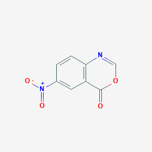 molecular formula C8H4N2O4 B14488362 6-Nitro-4H-3,1-benzoxazin-4-one CAS No. 63285-87-0