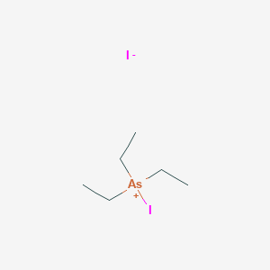 molecular formula C6H15AsI2 B14488418 Triethyl(iodo)arsanium iodide CAS No. 64766-59-2