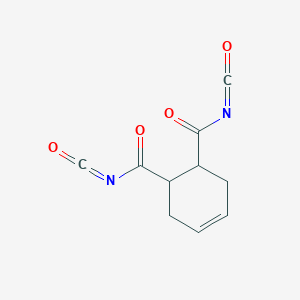 molecular formula C10H8N2O4 B14488451 Cyclohex-4-ene-1,2-dicarbonyl diisocyanate CAS No. 63712-56-1