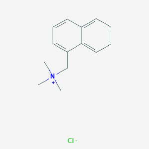 molecular formula C14H18ClN B14488497 N,N,N-Trimethyl(naphthalen-1-yl)methanaminium chloride CAS No. 63474-31-7