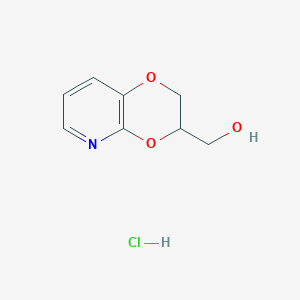 {2H,3H-[1,4]dioxino[2,3-b]pyridin-3-yl}methanol hydrochloride