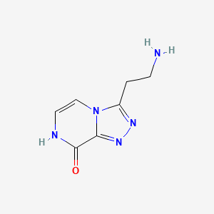 3-(2-Aminoethyl)-[1,2,4]triazolo[4,3-a]pyrazin-8-ol